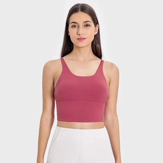 Pulse Crossback Sports Bra (Rose Collection)